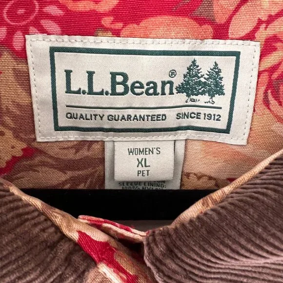 L.L. Bean Vintage Anorak Chore Jacket Petite XL - Picture 12 of 15